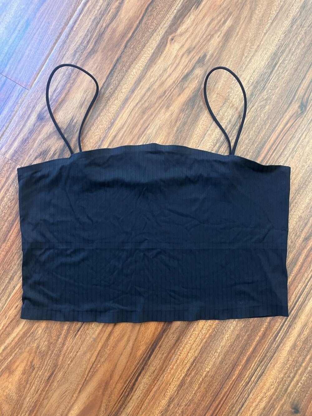 NWOT Crop Cami Top Subtle Ribbing XL